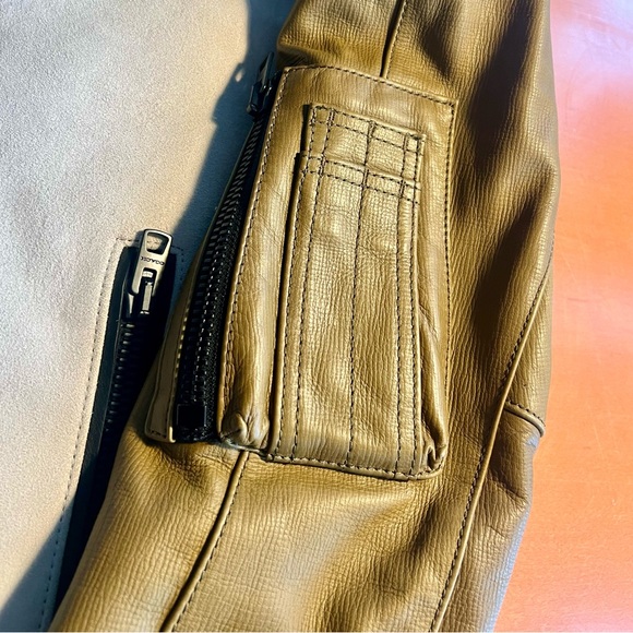 Coach - Racy Zip Racer Jacket Mens Deerskin Leather - Picture 5 of 7